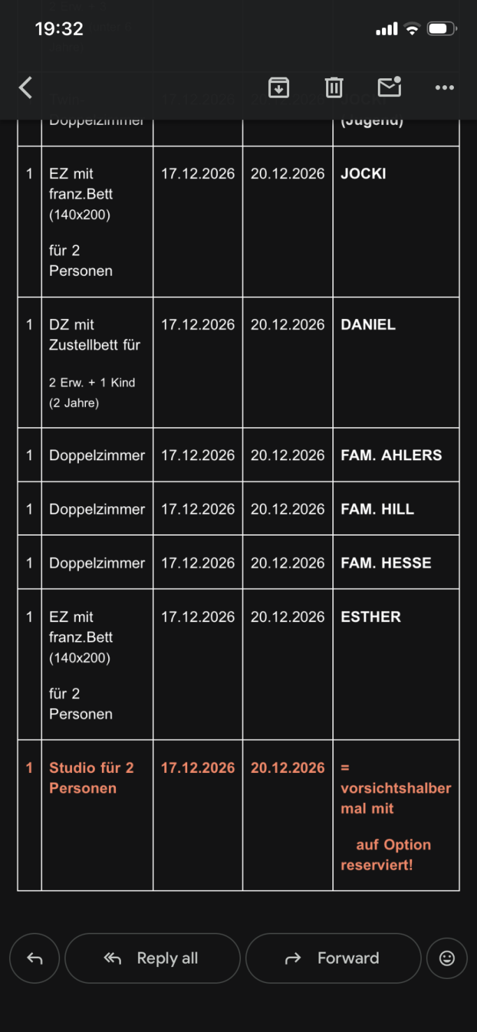 Zimmeraufteilung #2 Zimmeraufteilung #2